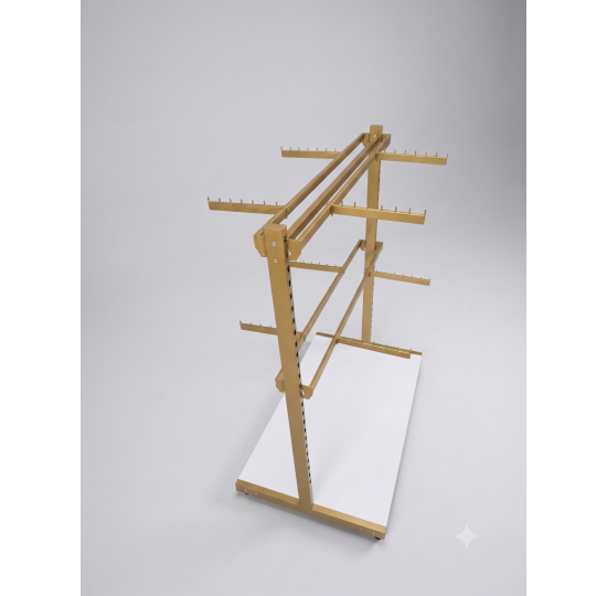 Островной торговый стеллаж с перфорацией 8526 Островной торговый стеллаж с перфорацией 8526